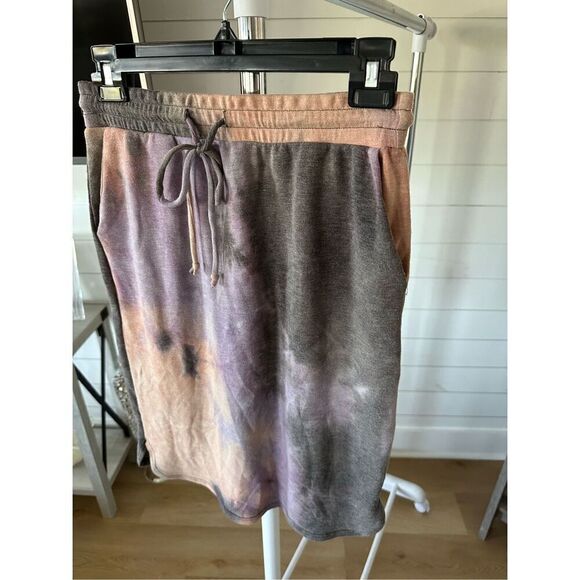 Tie dyed print‎ knit casual skirt sz small - Picture 4 of 7